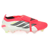 Scarpa da Calcio Uomo Adidas Predator Elite Fold-Over Tongue Firm Ground Rosso Bianco Nero | NonSoloSport