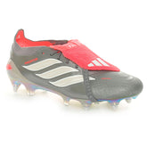 Scarpa da Calcio Uomo Adidas Predator Elite Fold-Over Tongue Terreni Morbidi Grigio Metallico Bianco | NonSoloSport