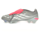 Scarpa da Calcio Uomo Adidas Predator League Fold-Over Tongue Terreni Compatti Grigio Bianco Rosso | NonSoloSport
