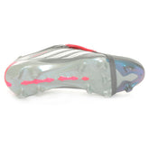 Scarpa da Calcio Uomo Adidas Predator League Fold-Over Tongue Terreni Compatti Grigio Bianco Rosso | NonSoloSport