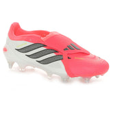 Scarpa da Calcio Uomo Adidas Predator Pro Fold Over Tongue Terreni Morbidi Rosso Bianco | NonSoloSport