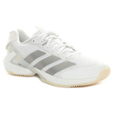 Scarpa da Tennis Donna Adidas Adizero Ubersonic 5 Clay Bianco Argento | NonSoloSport