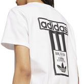 T-Shirt Donna Adidas Adibreak Adicolor Bianco | NonSoloSport