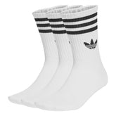 Calze Adidas 3 Stripes 3 Pack Bianco Nero | NonSoloSport