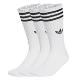 Calze Adidas 3 Stripes High 3 Pack Bianco Nero | NonSoloSport