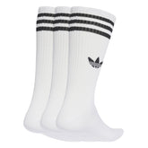 Calze Adidas 3 Stripes High 3 Pack Bianco Nero | NonSoloSport