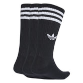 Calze Adidas 3 Stripes High 3 Pack Nero Bianco | NonSoloSport
