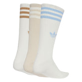 Calze Adidas 3 Stripes High 3 Pack Bianco | NonSoloSport