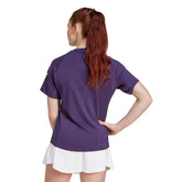T-Shirt Donna Adidas Club 3 Stripes Tennis Climacool Viola | NonSoloSport