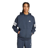 Felpa Uomo Adidas Future Icons 3 Stripes Blu | NonSoloSport
