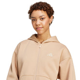 Felpa Donna Adidas Future Icons 3-Stripes Marrone | NonSoloSport