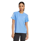 T-Shirt Donna Adidas Own The Run Azzurro | NonSoloSport