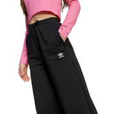 Pantalone Jogger Ragazzo Adidas Wide Leg Nero | NonSoloSport