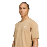T-Shirt Uomo Adidas Trefoil Essentials Marrone | NonSoloSport