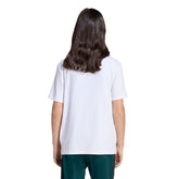 T-Shirt Bambino Adidas Wide Rib Bianco | NonSoloSport