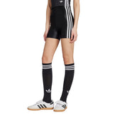 Shorts Donna Adidas Adicolor 3 Stripes Booty Nero Bianco | NonSoloSport
