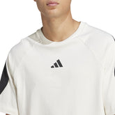 T-Shirt Uomo Adidas Stadium Bianco Nero | NonSoloSport