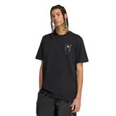 T-Shirt Uomo Adidas Stadium Crowd Loose Graphic Nero | NonSoloSport