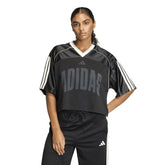 T-Shirt Donna Adidas Stadium Mesh Nero Beige | NonSoloSport