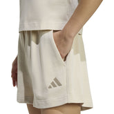 Shorts Donna Adidas All Szn French Terry Beige | NonSoloSport