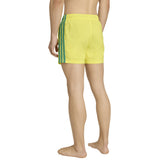 Costume Uomo Adidas 3 Stripes 5 Inch Giallo Verde | NonSoloSport