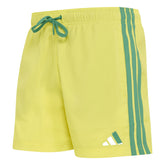 Costume Uomo Adidas 3 Stripes 5 Inch Giallo Verde | NonSoloSport