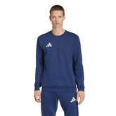 Felpa Uomo Adidas Sweat Entrada26 Blu Bianco | NonSoloSport