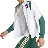 Giacca Uomo Adidas Italia 26 Rappresentanza Tiro Bianco Verde | NonSoloSport
