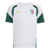 Maglia Calcio Ragazzo Adidas Italia 26 Allenamento Tiro Bianco Verde | NonSoloSport