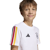 T-Shirt Ragazzo Adidas DNA Germania Bianco | NonSoloSport