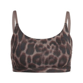 Bra Donna Adidas Optime Essentials Workout Leopard Multicolor | NonSoloSport