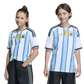 Maglia Calcio Ragazzo Adidas Argentina 26 Home Bianco Azzurro | NonSoloSport