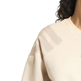 Felpa Donna Adidas Future Icons Beige | NonSoloSport