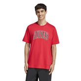 T-Shirt Uomo Adidas Stadium Collegiale Rosso | NonSoloSport
