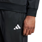Tuta Uomo Adidas Poly Full Zip Nero | NonSoloSport