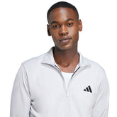 Tuta Uomo Adidas Poly Full Zip Grigio Nero | NonSoloSport