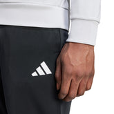 Tuta Uomo Adidas Poly Full Zip Grigio Nero | NonSoloSport