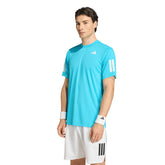 T-Shirt Uomo Adidas Climacool 3 Stripes Azzurro Bianco | NonSoloSport