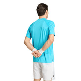 T-Shirt Uomo Adidas Climacool 3 Stripes Azzurro Bianco | NonSoloSport