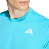 T-Shirt Uomo Adidas Climacool 3 Stripes Azzurro Bianco | NonSoloSport