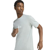 T-Shirt Uomo Adidas Essentials Linear Single Verde Acqua | NonSoloSport