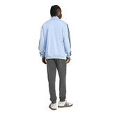 Tuta Uomo Adidas French Terry 3 Stripes Azzurro Grigio | NonSoloSport