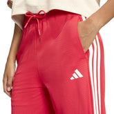 Pantalone Donna Adidas Stadium Mesh Rosso Bianco | NonSoloSport