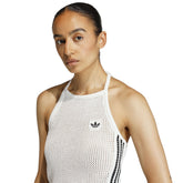 Top Donna Adidas Uncinetto Bianco Nero | NonSoloSport