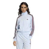 Felpa Donna Adidas Firebird Classic Azzurro Marrone | NonSoloSport
