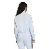 Felpa Donna Adidas Firebird Classic Azzurro Marrone | NonSoloSport