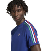 T-Shirt Uomo Adidas Adicolor 3 Stripes Blu | NonSoloSport