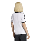 T-Shirt Donna Adidas 3-Stripes Bianco Nero | NonSoloSport