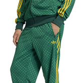 Pantalone Uomo Adidas Firebird Monogram Verde | NonSoloSport