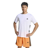 T-Shirt Uomo Adidas Workout Essentials 3S Bianco Nero | NonSoloSport